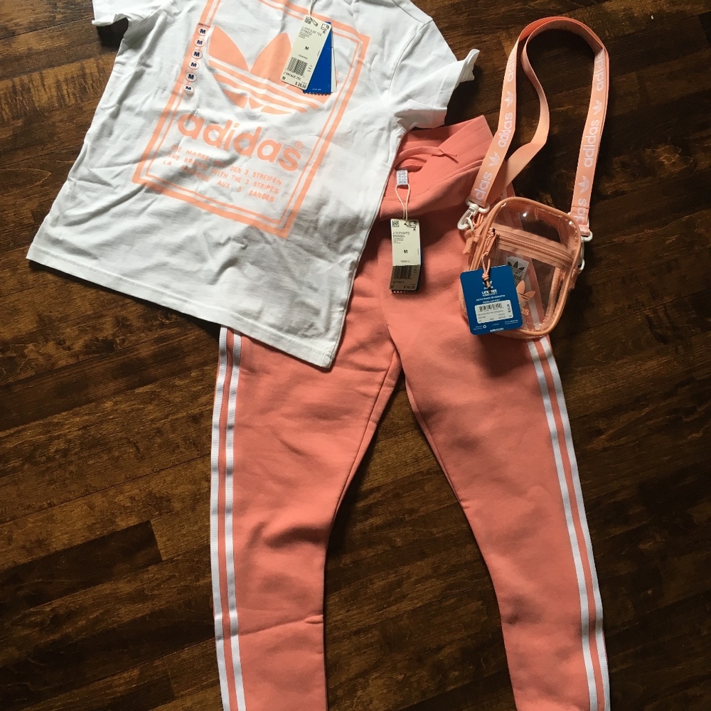 Adidas Kids Outfit with Crossbody Bag